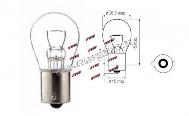 ARWKA 12V 21W /BA15S/ POMARACZ.