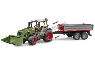 ZABAWKA 1:16 CIGNIK FENDT Z PRZYCZ. 02182 BRUDER