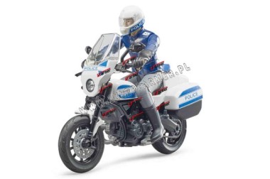 ZABAWKA 1:16 MOTOCYKL POLICYJNY Z FIG 62731 BRUDER