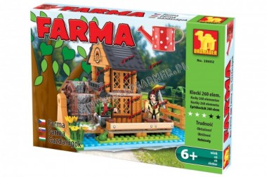 ZABAWKA KLOCKI FARMA 260EL. 28602 DROMADER