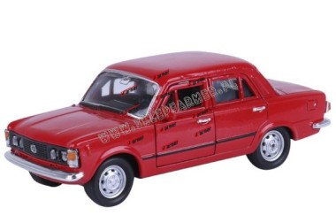 ZABAWKA 1:43 SAMOCHD FIAT 125P CZERWONY PRL