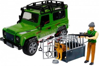 ZABAWKA 1:16 LAND ROVER ZE STRANIK. 02587 BRUDER