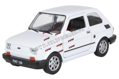 ZABAWKA 1:43 SAMOCHD FIAT 126P BIAY PRL