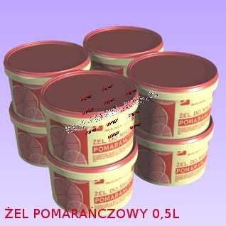 ŻEL DO MYCIA RĄK /POMARAŃCZOWY/ 0.5L.