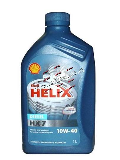 SHELL HELIX 10W/40 HX7 DIESEL 1L.