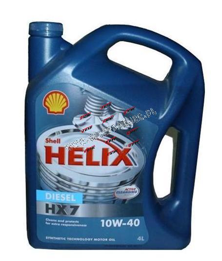 SHELL HELIX 10W/40 HX7 DIESEL 4L+1L.