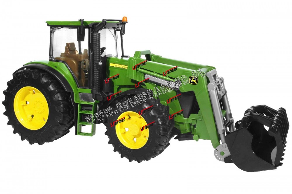 ZABAWKA 1:16 CIĄGNIK JD 7930 Z ŁAD. 03051 BRUDER