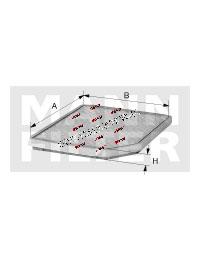FILTR KABINOWY CUK2939/1 /MANN/
