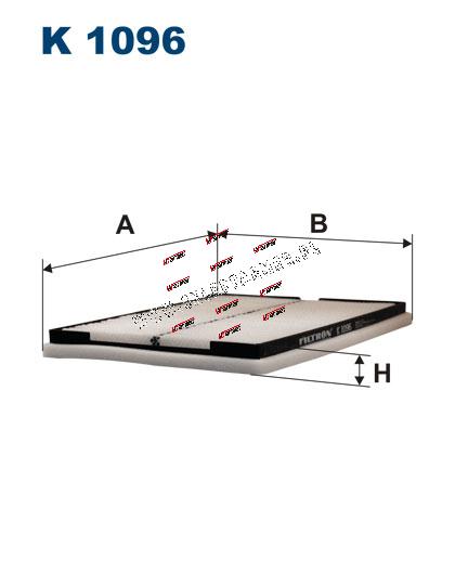 FILTR KABINY K1096 /FILTRON/