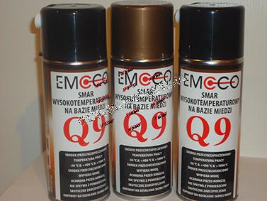 Q9 SMAR MIEDZIANY /SPRAY/ 400ML. /EMCCO/