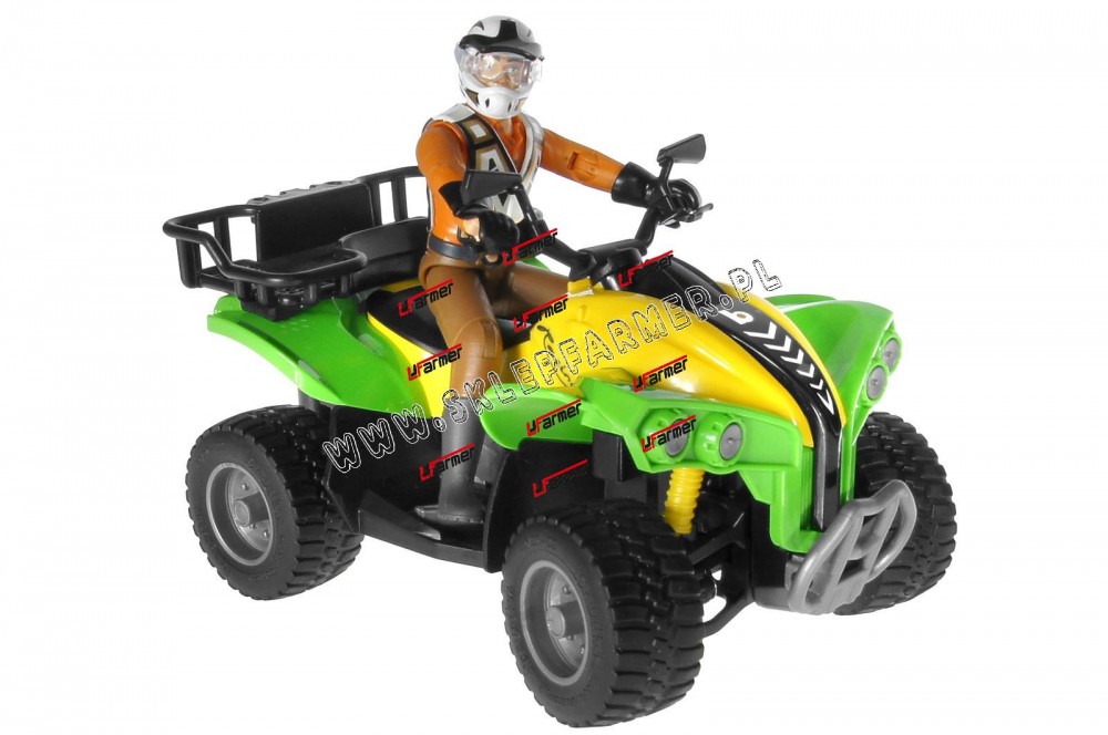 ZABAWKA 1:16 QUAD Z KIEROWCĄ 63000 BRUDER