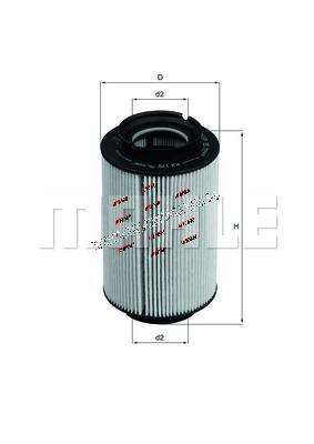 WKŁAD PALIWA KX178D ECO /KNECHT/