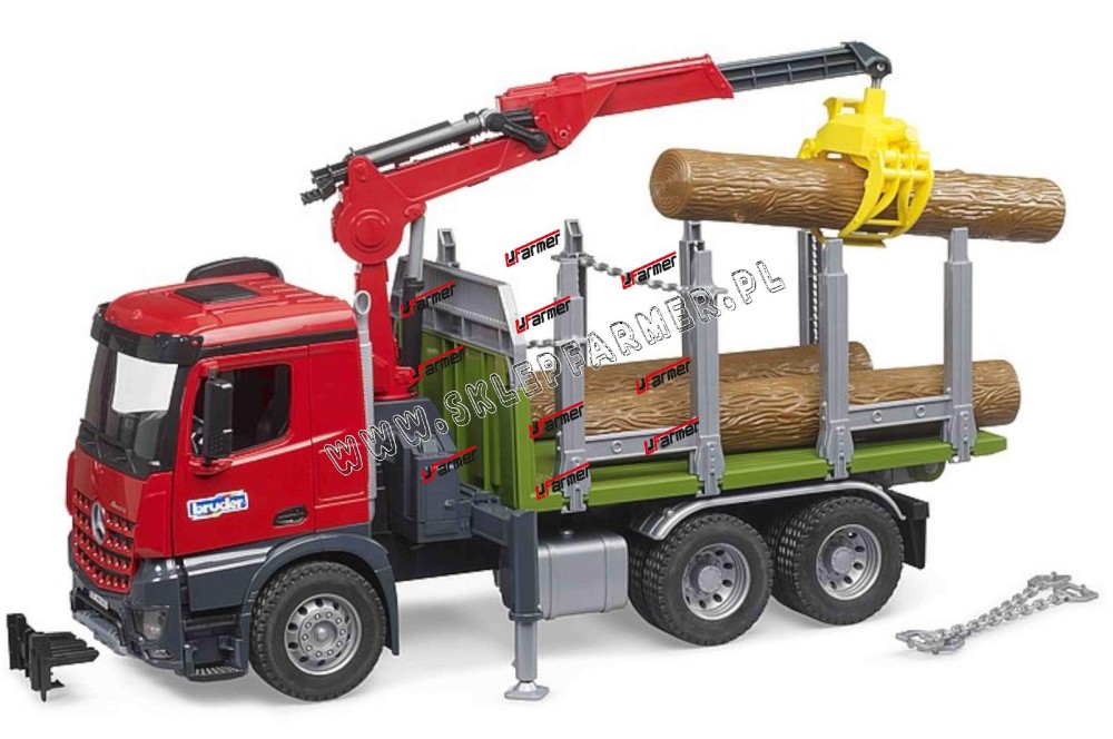 ZABAWKA 1:16 SAMOCHÓD MB AROCS Z HDS 03669 BRUDER