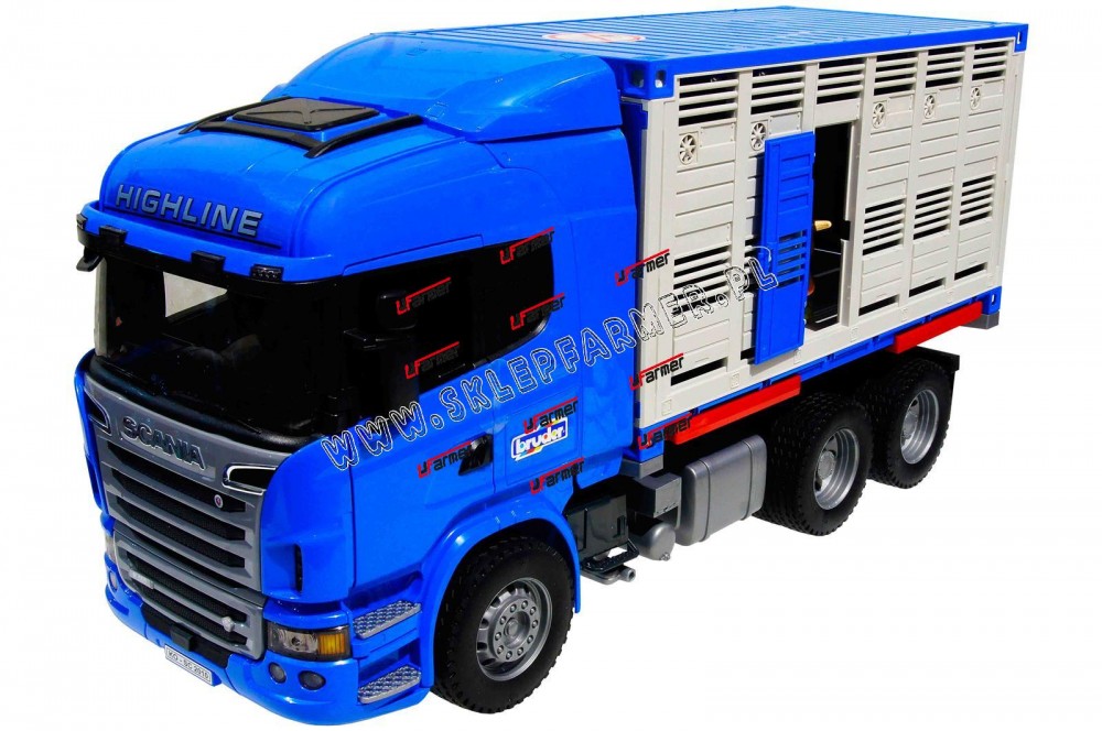ZABAWKA 1:16 SAMOCHÓD SCANIA KONTENER 03549 BRUDE