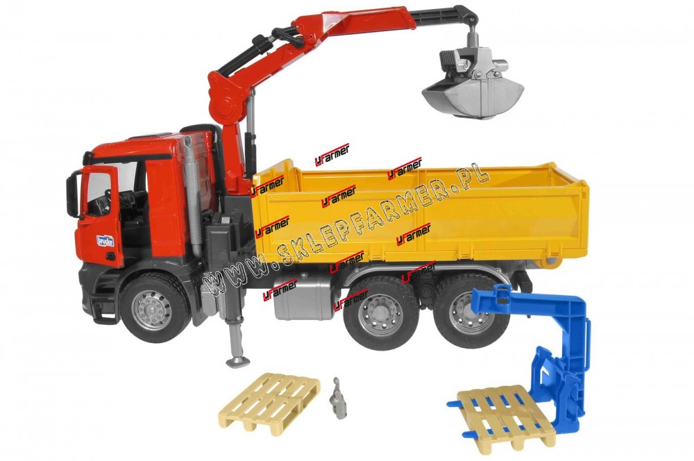 ZABAWKA 1:16 SAMOCHÓD MB AROCS Z HDS 03651 BRUDER