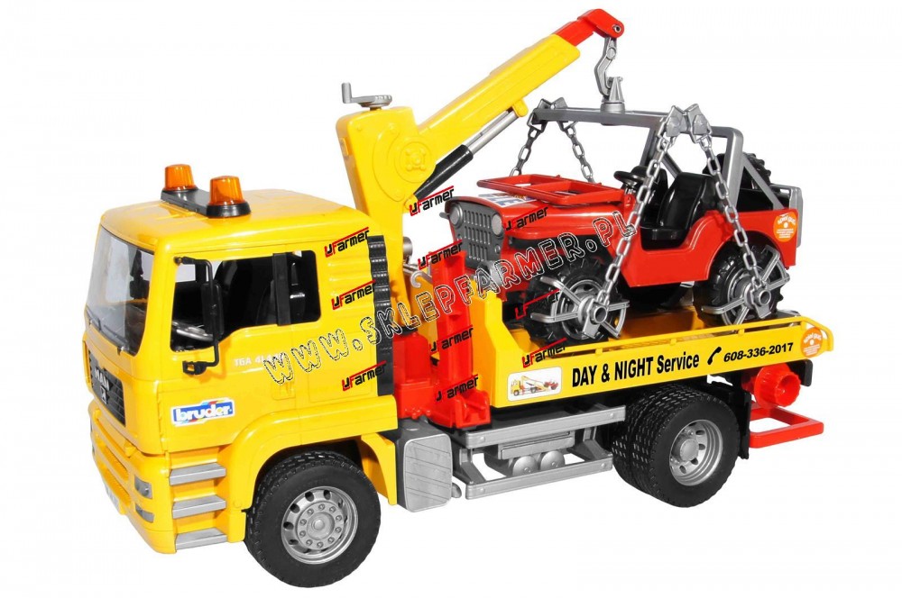 ZABAWKA 1:16 SAMOCHÓD POMOC DR.Z JEEP 02750 BRUDER