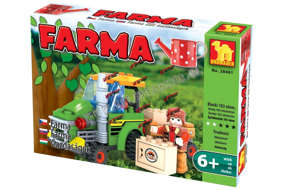 ZABAWKA KLOCKI FARMA 103EL. 28401 DROMADER