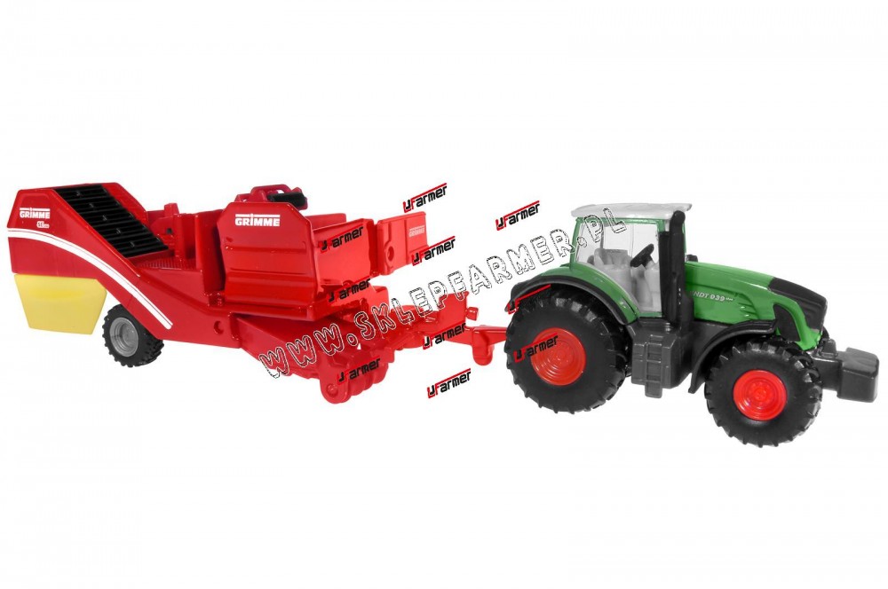 ZABAWKA 1:87 CIĄGNIK FENDT Z KOMB.ZIEMN. 1808 SIKU