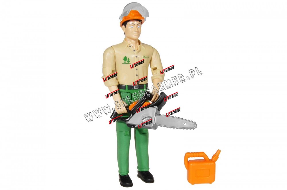 ZABAWKA FIGURKA DRWALA Z PIŁĄ 60030 BRUDER