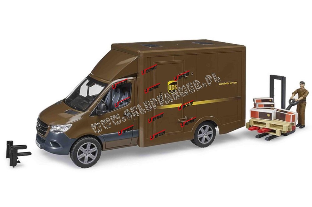 ZABAWKA 1:16 SAMOCHÓD MB KURIER UPS 02678 BRUDER