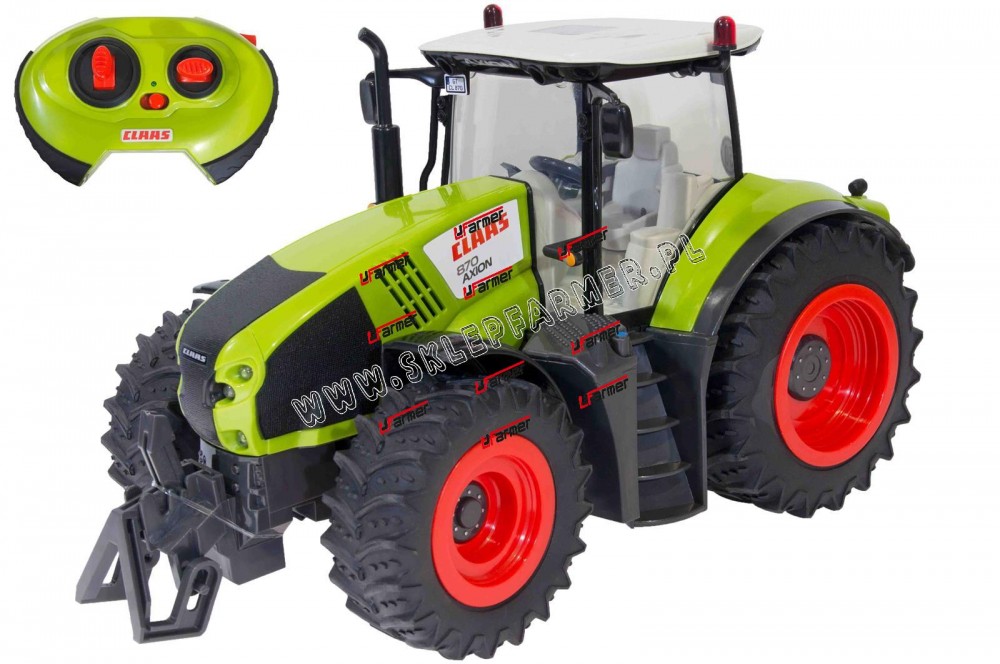 ZABAWKA 1:16 CIĄGNIK CLAAS AXION 870 ZDALNIE STER.