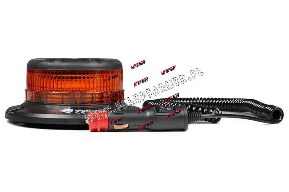 LAMPA BŁ. 12/24V /NA MAGNES/PRZYSSAWKĘ/ 45LED /TT/