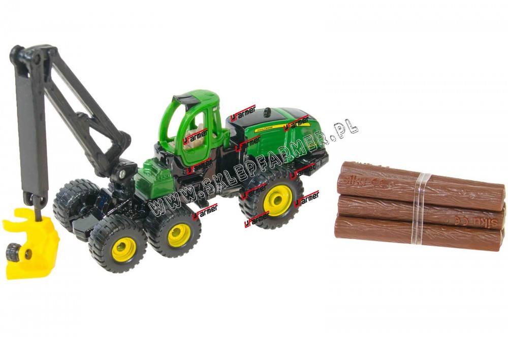 ZABAWKA 1:87 CIĄGNIK LEŚNY JD 1470F 1652 SIKU