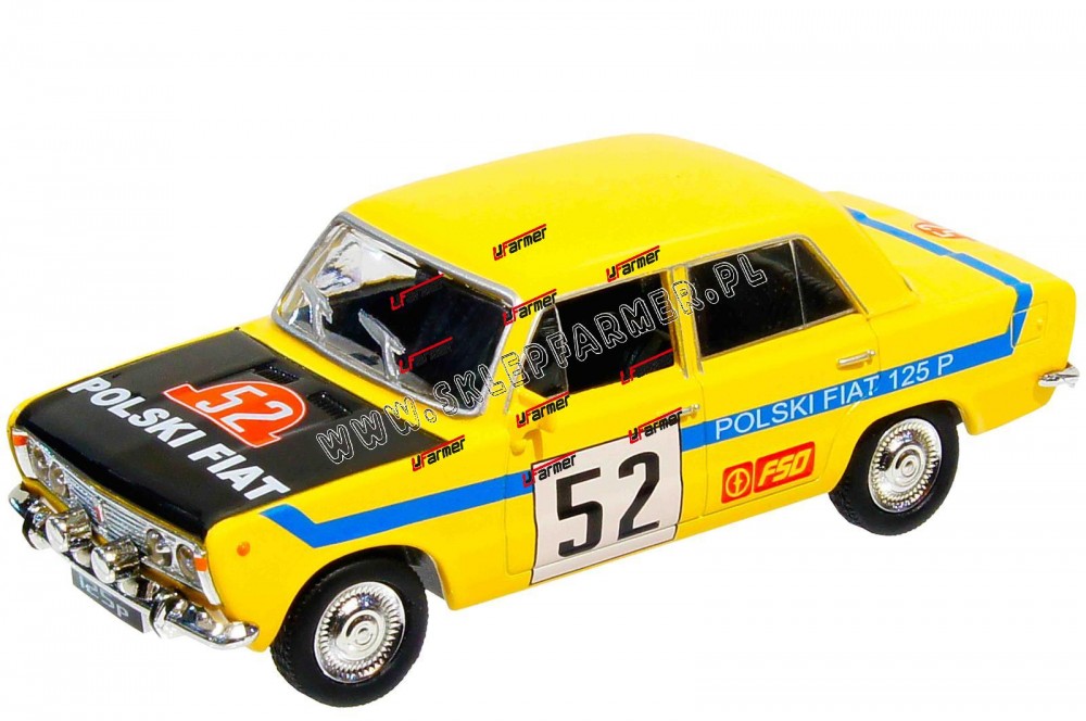 ZABAWKA 1:43 SAMOCHD FIAT 125P ӣTY PRL