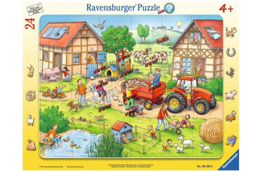 ZABAWKA PUZZLE 24EL MOJA MAŁA FARMA 065820 RAVEN
