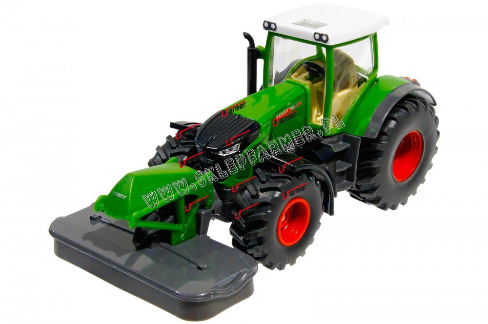 ZABAWKA 1:50 CIĄGNIK FENDT Z KOSIARKĄ 2000 SIKU