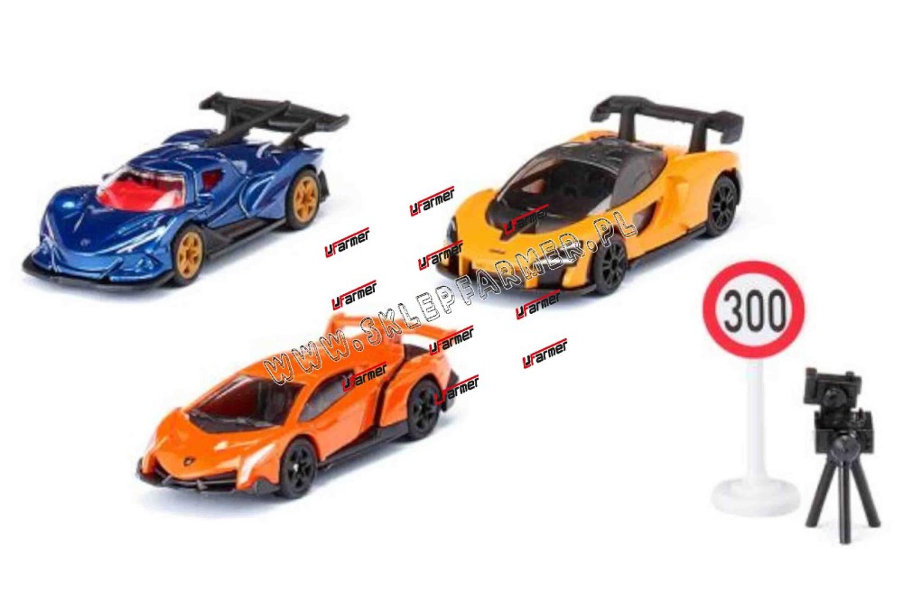 ZABAWKA ZESTAW POJAZDW SUPERCARS 6328 SIKU