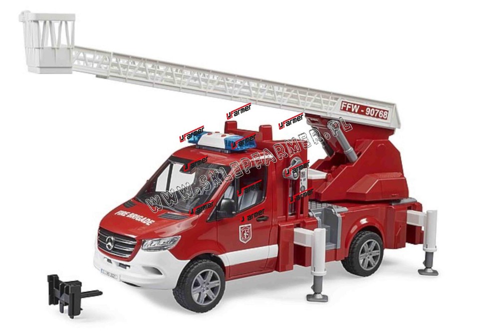 ZABAWKA 1:16 SAMOCHÓD MB STRAŻACKI 02673 BRUDER