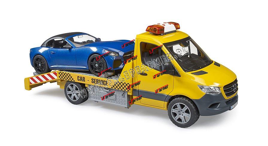 ZABAWKA 1:16 SAMOCHÓD MB LAWETA Z SAM 02675 BRUDER