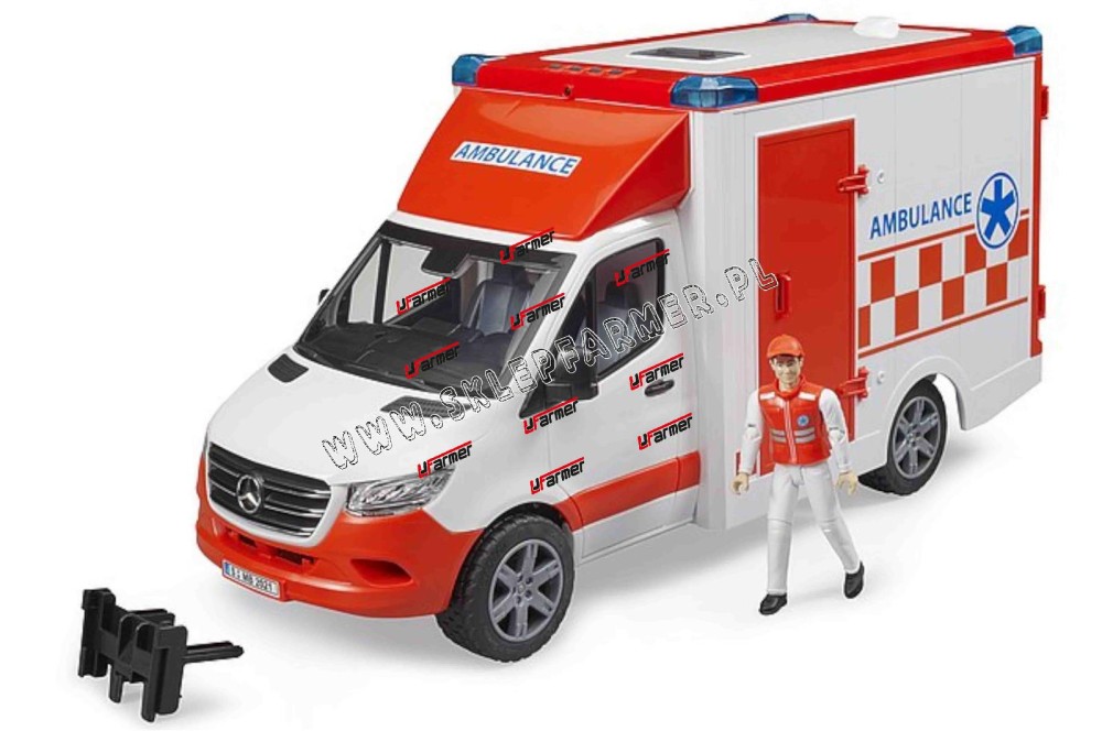 ZABAWKA 1:16 SAMOCHÓD MB AMBULANS 02676 BRUDER