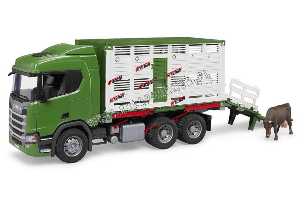 ZABAWKA 1:16 SAMOCHÓD SCANIA KONTENER 03548 BRUDE
