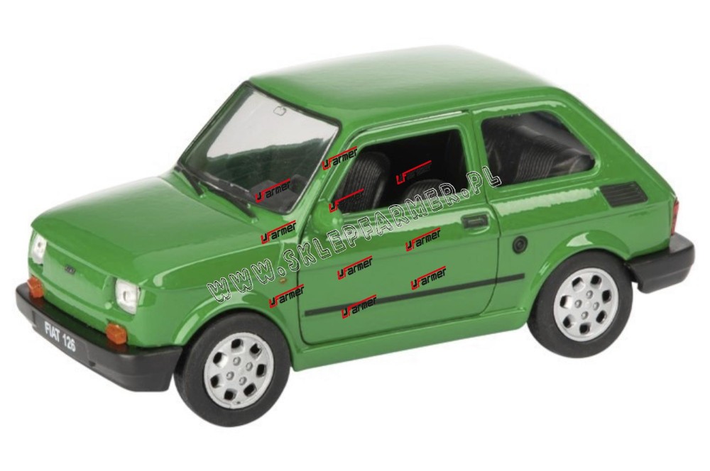 ZABAWKA 1:34 SAMOCHD FIAT 126P ZIELONY PRL