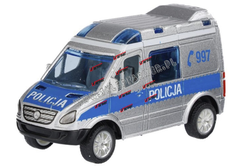 ZABAWKA 1:50 SAMOCHÓD MERCEDES SPRINTER POLICJA